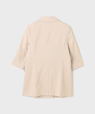 GRACE CONTINENTAL スラブストレッチテーラージャケット ベージュ