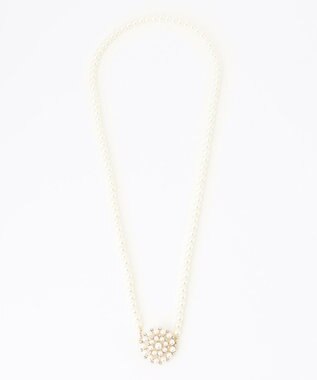ANY 【2セット】【2WAY】パールブローチ付ネックレス ライトゴールド