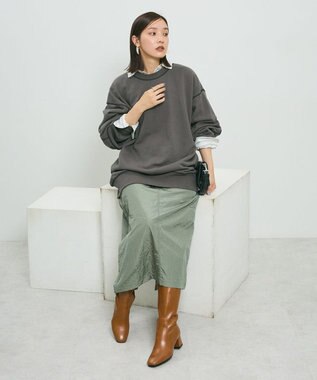 Green Parks ・ＳＵＧＡＲ　ＳＰＯＯＮ　カラーｓｔスウェット Charcoal Gray