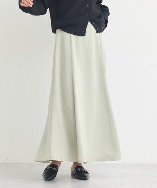 earth music&ecology サテンフレアスカート Mint