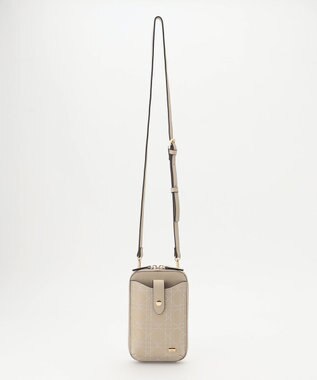 LA BAGAGERIE レザーステッチ　マルチポシェット アイボリー