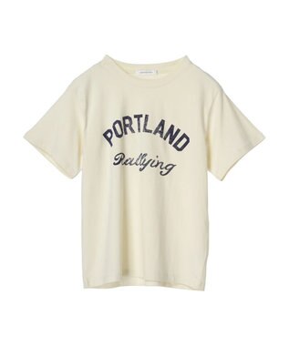 AMERICAN HOLIC ＰＯＲＴＬＡＮＤロゴカットプルオーバー Off White