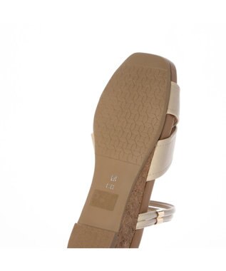 ing <ing>クロスベルトストラップサンダル アイボリー