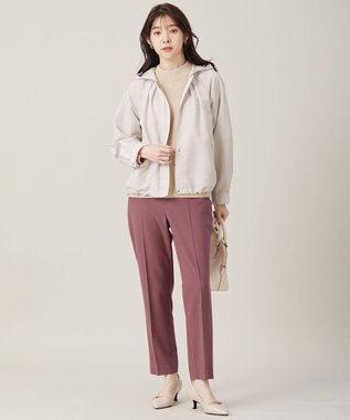 ANY SIS S 【撥水・UVカット・花粉ガード】2WAYラグランフーディ ブルゾン アイボリー