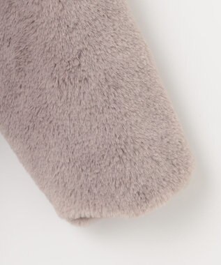 ANY KIDS アニマル耳ボアブルゾン ココア×クマ耳