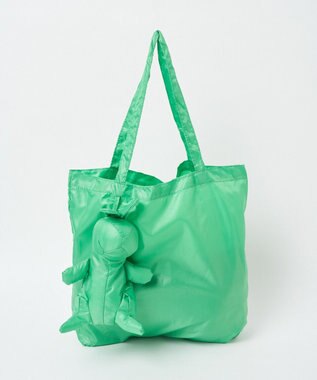 WEGO ぬいぐるみトートバッグ グリーン