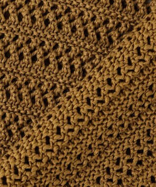 自由区 【カトリエムブーケ】Tricot en cupro バックジッププルオーバー シナモン