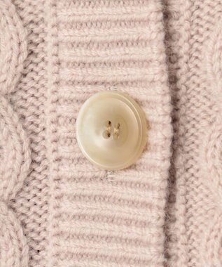 J.PRESS LADIES L 【洗える】EIGER CORD ALAN クルーネックカーディガン ベージュ系