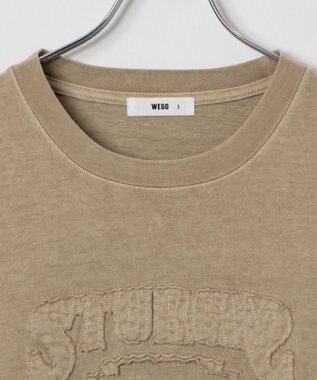 WEGO ピグメントダメージアップリケT（S） ベージュ