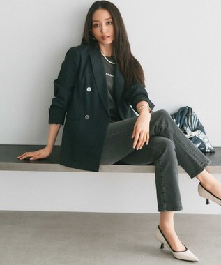 23区 【CLASSY.6月号掲載/Oggi4月号掲載】オリジナル スカーフ バッグ ネイビー系