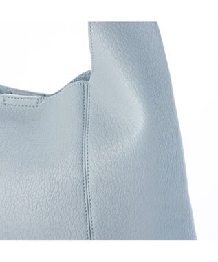 UNBILLION カシュカシュ cachecache / セミ合皮ホーボーバッグＬ ブルー