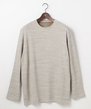 JOSEPH ABBOUD 【キングサイズ・オリジナルオーガニックコットン使用/サスティナブル/伸縮/保形性】JOE COTTON ワッフル クルーネックＴシャツ ベージュ系