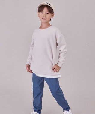 UNFILO 【110-150cm】BEAUTY FORM JERSEY スウェット(UNISEX) グレージュ