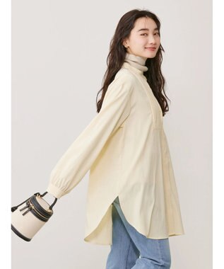 AMERICAN HOLIC ブザムバックボタンチュニック Light Yellow