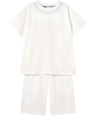  【綿100％】シルケット天竺半袖パジャマ MADE WITH LIBERTY FABRIC