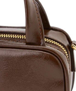 23区 【WEB&一部店舗限定】ミニ ボストン チャーム ダークブラウン系