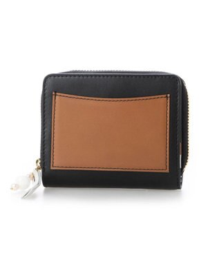 UNBILLION perche ジェムストーンチャームハーフラウンドウォレット