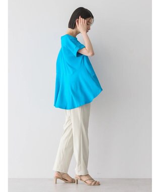 AMERICAN HOLIC フレアヘムフレンチスリーブカットプルオーバー Blue