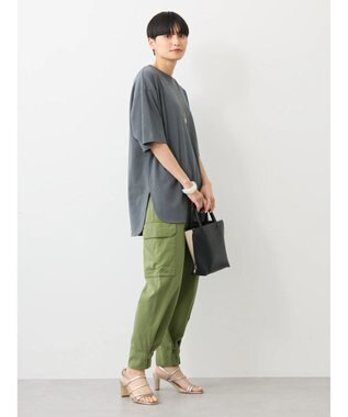 AMERICAN HOLIC 抗菌防臭＋ＵＶカット裾ラウンドカットチュニック Charcoal Gray