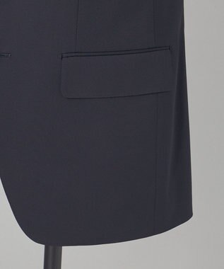 GOTAIRIKU オールシーズン対応【御幸毛織】WOOL×SOLOTEX ストレッチスーツ（ネイビー無地） ネイビー系