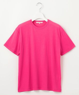 23区 【SLOW/WEB限定】シアーツイストシングルジャージー Tシャツ ローズ系