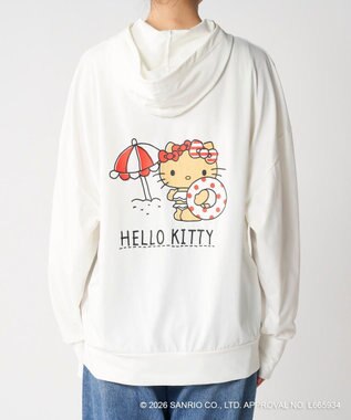 OP／FILA 【Ocean Pacific×ハローキティ】ラッシュパーカー ホワイト