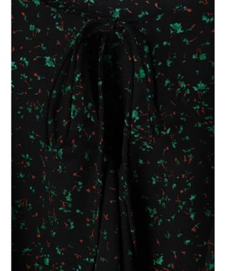 Green Parks 柄アソートラッフル衿ブラウス Flower