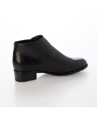 ing <ing>【WEB限定】【レイン対応】サイドファスナーショートブーツ ブラック