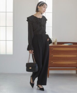 WEGO 【ANGIE VINTAGE】キルティングショルダーBAG ブラック
