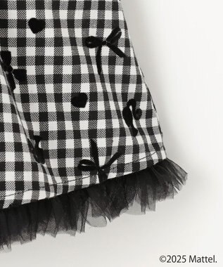 ANY KIDS 【Barbie(TM)】リバーシブルスカート ブラック