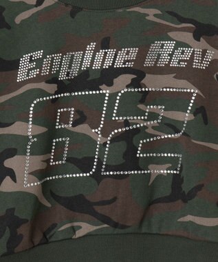 WEGO ラインストーンプルオーバースウェット 柄1