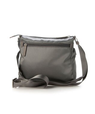 LA BAGAGERIE フロントポケット　スクエアナイロンショルダー　Sサイズ グレー