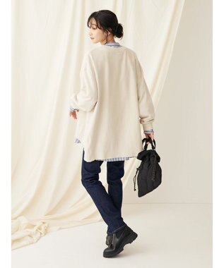 CRAFT STANDARD BOUTIQUE プリント裏毛チュニック Light Beige