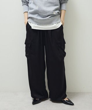 Green Parks サテンカーゴパンツ