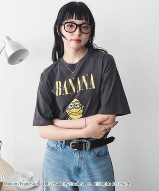 WEGO 【ミニオン / E.T. / バック・トゥ・ザ・フューチャー / デロリアン/ユニセックス着用ITEM/SMLサイズ展開】キャラクターズグラフィックT3（SS） 柄1