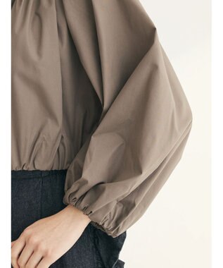 Green Parks ■ＥＳＣＡＲ　ギャザーショートプルオーバー Gray Beige