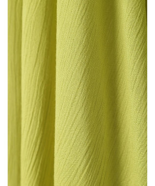 earth music&ecology レーヨンビッグシャツチュニック Lime Green