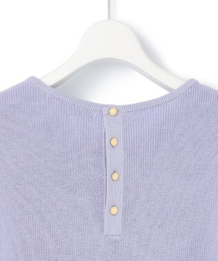 23区 S 【洗える】コットンアセテート オーバーサイズ ニット ラベンダー