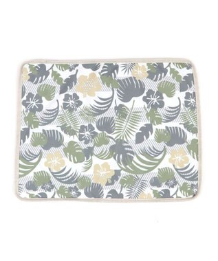 PET PARADISE 犬 春夏 クール 接触冷感 マット (44×35cm) ボタニカル柄 ジェルマット -