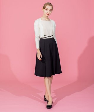 TOCCA 【洗える！】SILK RIB BOLERO ボレロ アイボリー系