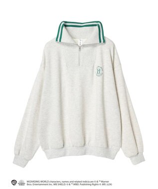 Green Parks ハリーポッター／ハーフジップ裏毛プルオーバー Green