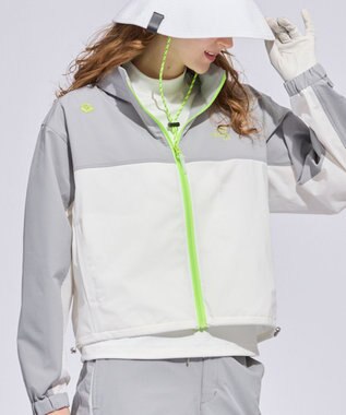 PW CIRCULUS 【花粉がつきにくい】【WOMEN】スプリングジャケット ゴルフウェア レディース グレー系