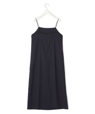 ICB 【接触冷感・UVケア・速乾・洗える】FluidBackSatin キャミソールワンピース ネイビー系