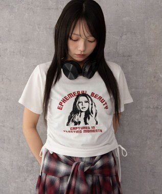 WEGO ヴィンテージライクドロストちびT ホワイト