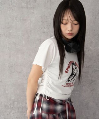 WEGO ヴィンテージライクドロストちびT ホワイト