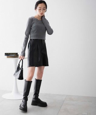 WEGO ヴィンテージウォッシュリブロンT スミクロ