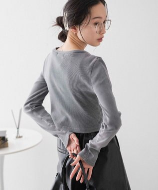 WEGO ヴィンテージウォッシュリブロンT スミクロ