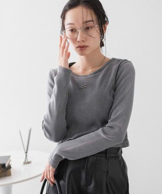 WEGO ヴィンテージウォッシュリブロンT スミクロ