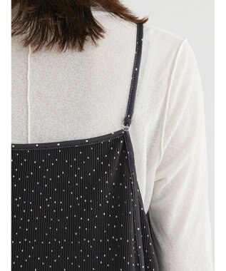 Green Parks 前後２ｗａｙ　プリーツキャミワンピース Dot