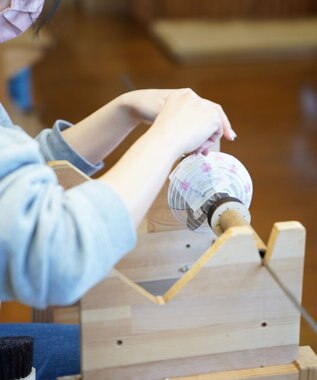 ちょうちん堂 【豆cocolan Muji】豆しかく ちょうちん ライト ホワイト